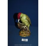 A Royal Doulton 'Woodpecker' limited edition 550. 6 1/2" tall.