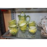 A Carlton ware 'Buttercup' tea service.