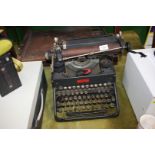 A vintage bar-lock Typewriter.