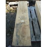 Two Oak beams 9'' x 3 3/4'', 1 m. long approx.