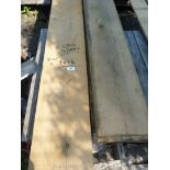 Five Oak planks 8' to 10' long x 9'' x 1 1/2''.