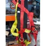 A safety harness.