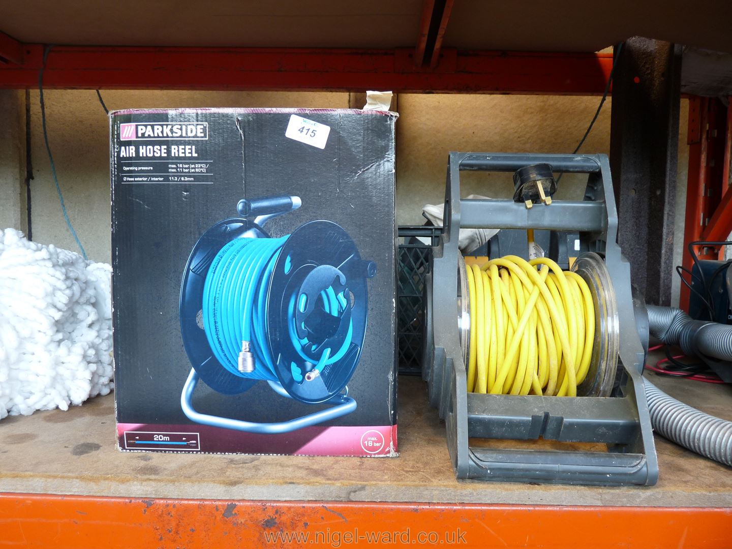 Hose reel and electric extension reel