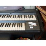 A GEM MK 10 electric Organ with two manual and foot keyboard plus Stool.