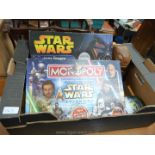 A Star Wars Monopoly and chess set.