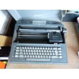 A typewriter, Smith Corona.