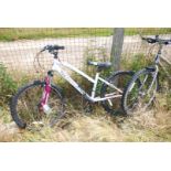 A Muddy Fox Trinity bicycle with MFX Ingex 18 speed derailleur gears.