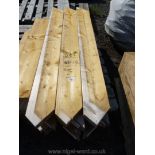 25 lengths approximately 4' x 5 1/2'' x 1 1/2''.