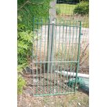 A wrought iron single gate,