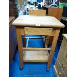 A kitchen Butchers block/table