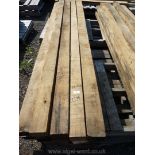 20 lengths of Oak 7' 7 1/2'' x 3 1/2'' x 2 1/2''.