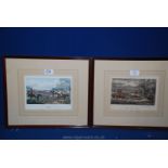 Two Henry Aiken hunting prints; 'Whoop' and 'The Return Home'.