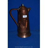 A Victorian copper lidded Jug.