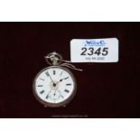 A 935 Silver Benson ladies Watch with lever movement, warranted to Queen Victoria,