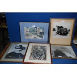 Five various competition framed Photographs.