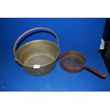 A Brass preserving Pan and Copper Pan.