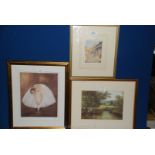 Three framed Prints including 'Prelude' by Steve O'Connell,