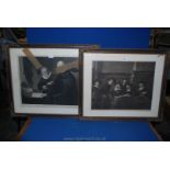 Two wooden framed Prints after Rembrandt