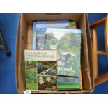 Box of books relating to gardening and nature