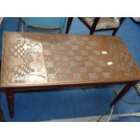 Chessboard coffee table