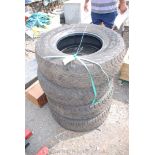 Set of 4 tyres 265/75 R16's.