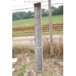 Galvanised feed trough/sheep feeder 7' long.