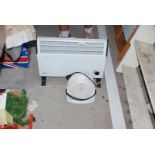 A fan heater and convector heater