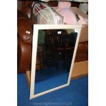 Wall hanging mirror, 33'' x 23''.