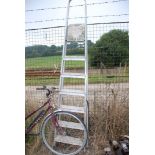 Pair of step ladder, six rung alloy.