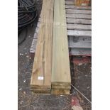 10 x tanalised timber decking 4.8m x 14cm.