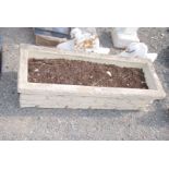 Rectangular garden planter 41" x 14" x 11".