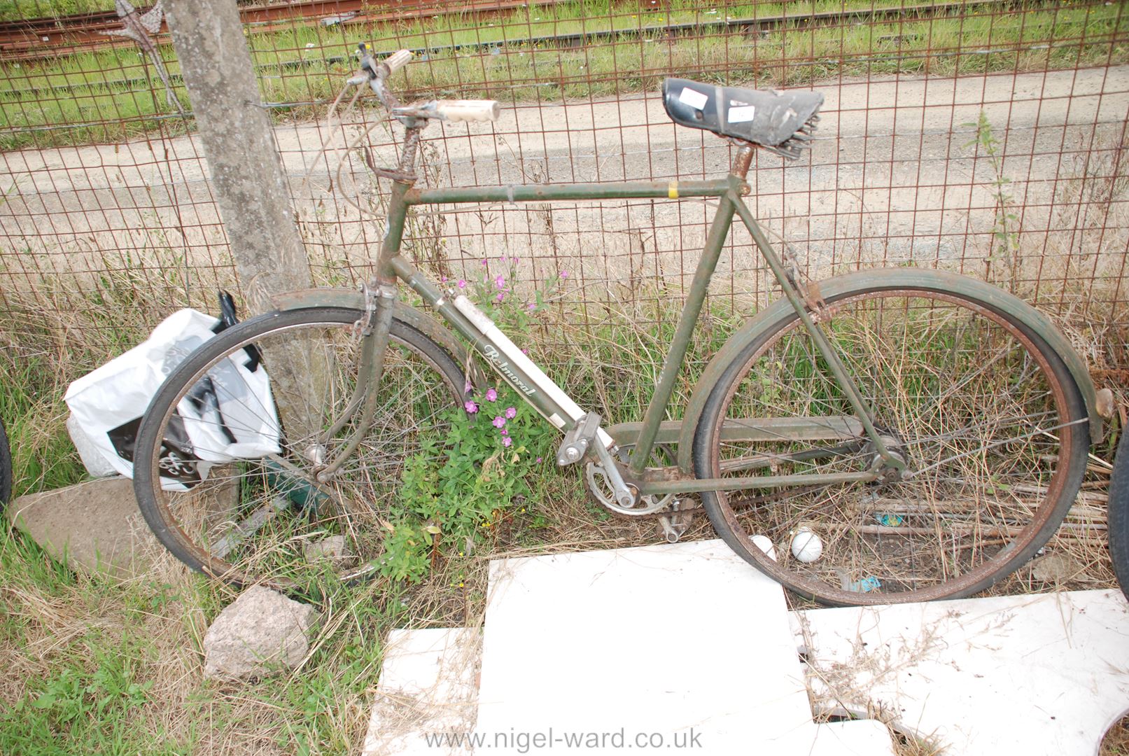 A "Hercules Cycle and Motor Company Balmoral" gent's bicycle with Sturmey archer 3 speed hub gears.