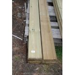 10 x tanalised timber decking 4.8 m x 14 cm.