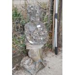 **THIS SECTION UPTO LOT 865 TO START AT 9am ON FRIDAY 14th AUGUST** A garden statue of a girl