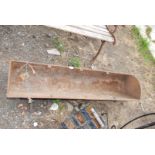 Cast iron pig trough 4' long.