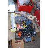 Electric screw driver, garden pond pump, hand saws etc.