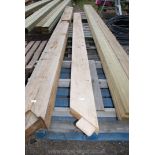 1 x oak beam 11' x 7 1/2" x 4".