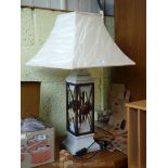 Modern table lamp with shade 30'' high