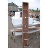 Galvanised feed trough (six divisions) 6' long.