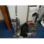 Kirby vacuum cleaner, filter bags and accessories.