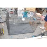 Large pet cage 4' long x 2'6" wide x 2'6" high.