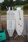 Two Brabantia ironing boards.