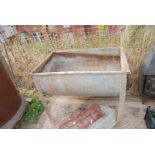 Galvanised dairy water bath.