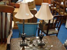 Pair of table lamps