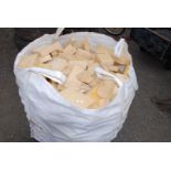 Bag of soft wood blocks.