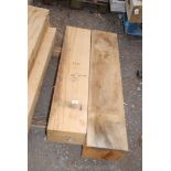 2 x oak beams 41" x 9" x 8".