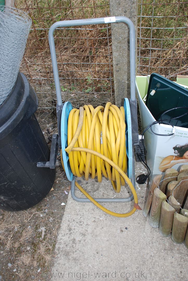 Garden Hose on a reel.