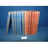 Rudyard Kipling, twelve pocket Editions 1920's-40's, various titles and editions,