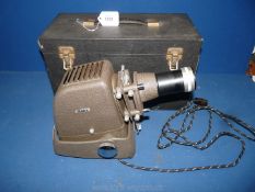 A large Aldis Anastigmatic Projector in case.