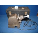 A large Aldis Anastigmatic Projector in case.